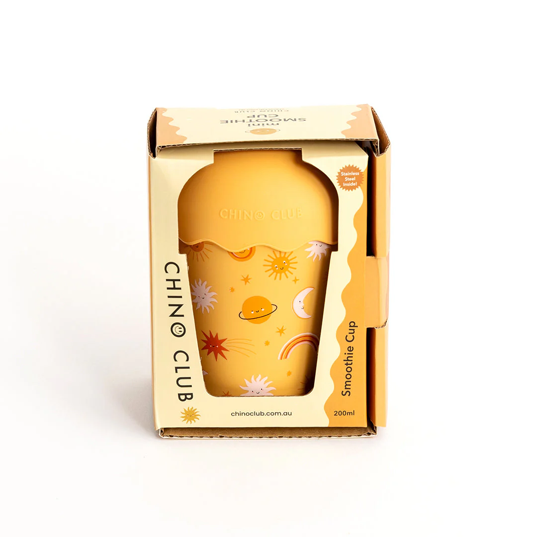 Orange Suns Mini Smoothie Cup & Straw – 200ml - Image 4