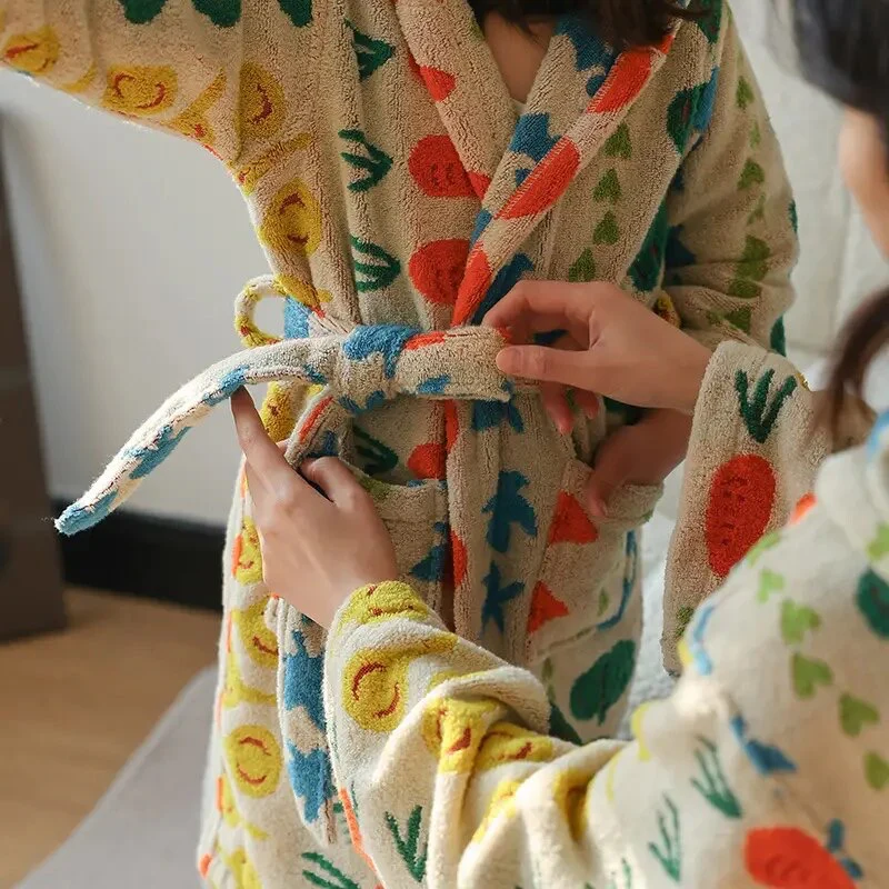 Harvest Grobe - Funky Veggie Towel Robe (Child and Adult Sizes) - Image 5