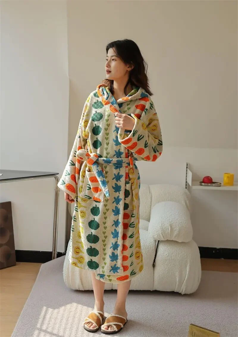 Harvest Grobe - Funky Veggie Towel Robe (Child and Adult Sizes) - Image 7
