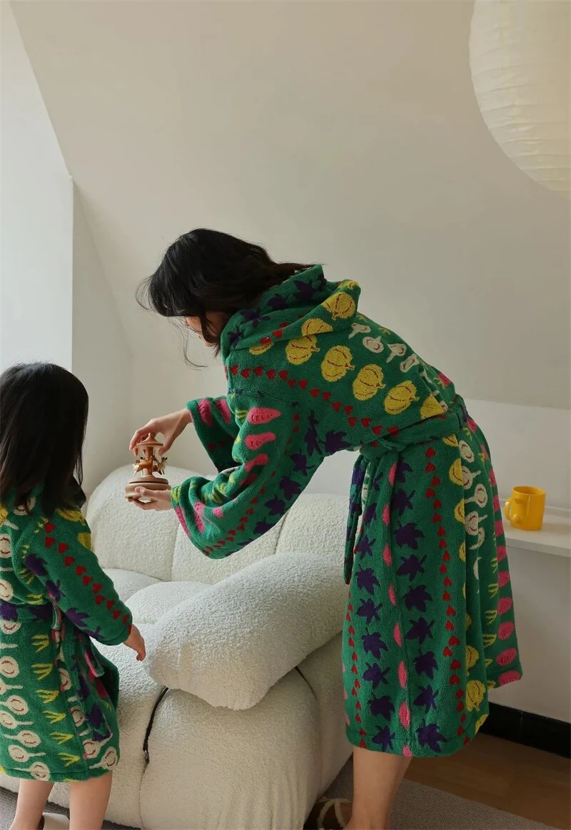 Harvest Grobe - Funky Veggie Towel Robe (Child and Adult Sizes) - Image 9