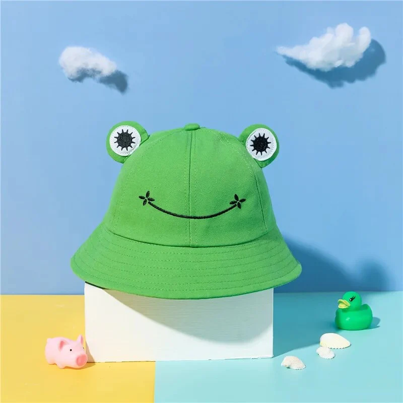 Hoppy Hat - Kids Frog Bucket Hat - Image 4