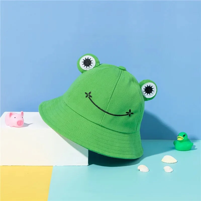 Hoppy Hat - Kids Frog Bucket Hat - Image 5