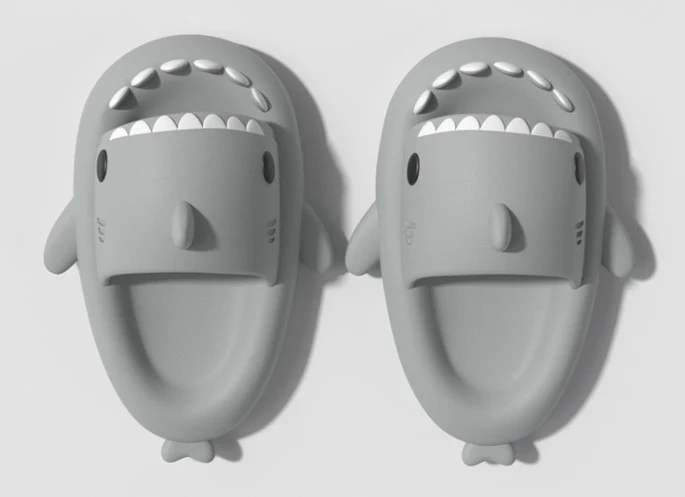 Shark Snugglers - Kids Shark Foam Slippers - Image 6